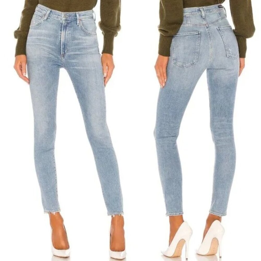 Citizens of Humanity Chrissy Sculpt High Rise Skinny Jean Islands Light Wash